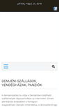 Mobile Screenshot of demjenszallas.hu